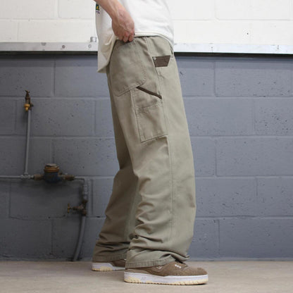 Stone Grey Wrangler carpenter pants W36L32 loose cargo skater style jeans