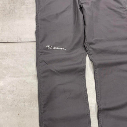Mens Carhartt carpenter pants W36 L30 grey relaxed 90s style cargos subaru embroidery