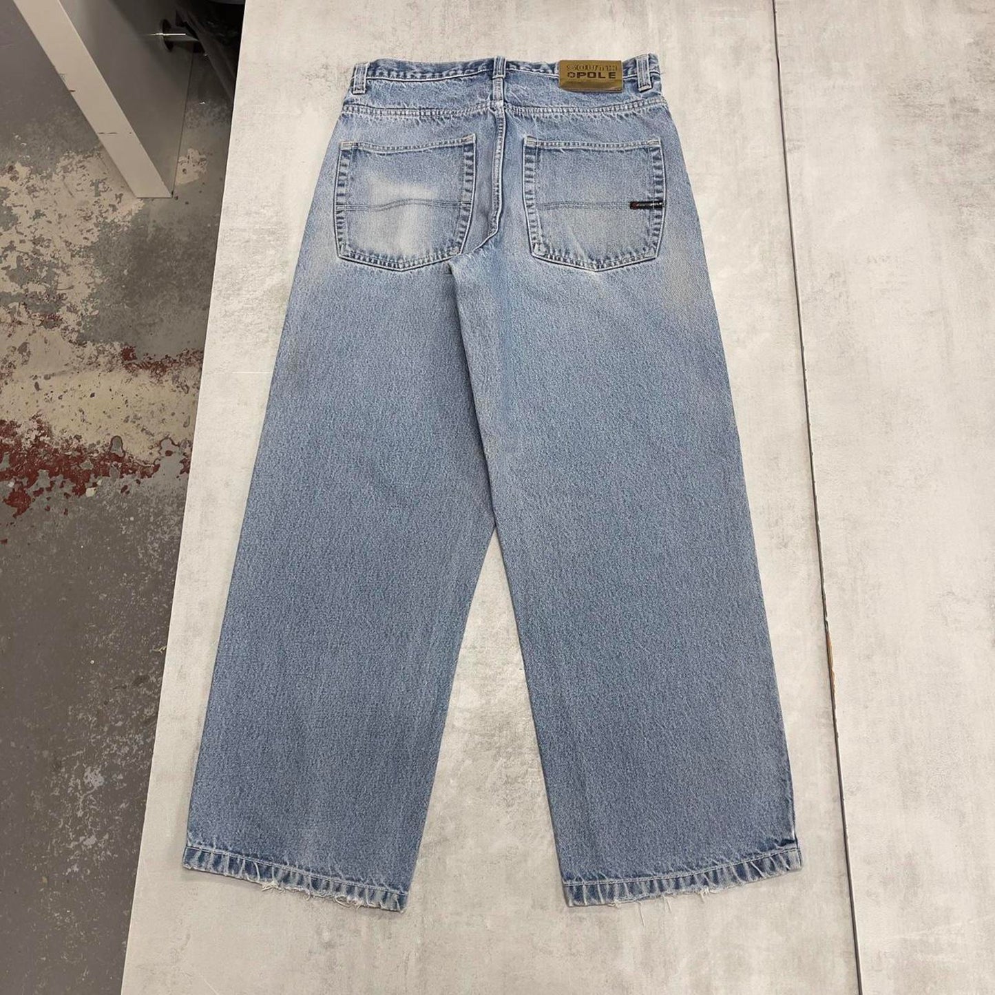 Mens vintage baggy Southpole jeans W34 L31