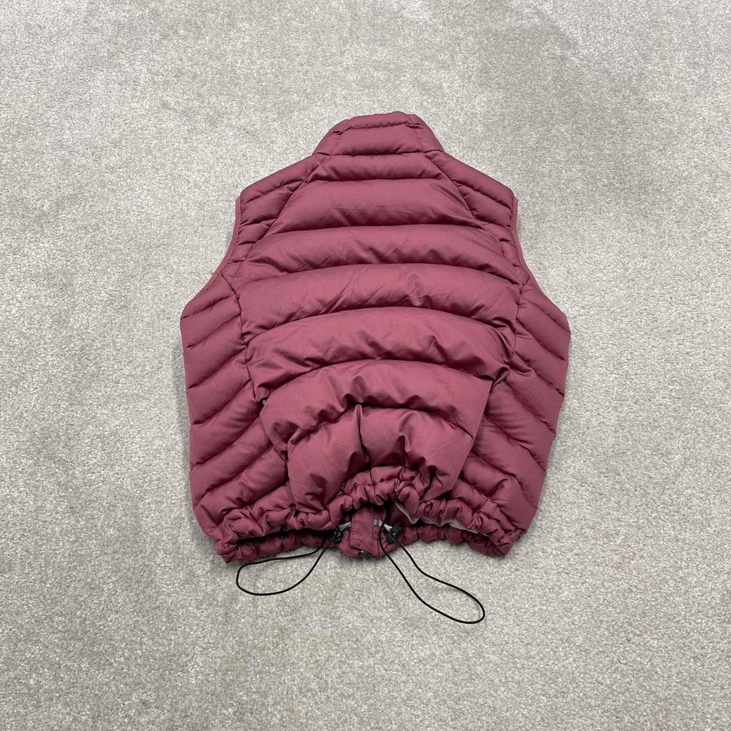 Y2K Patagonia technical puffer gilet pink Thick women's body warmer autumn