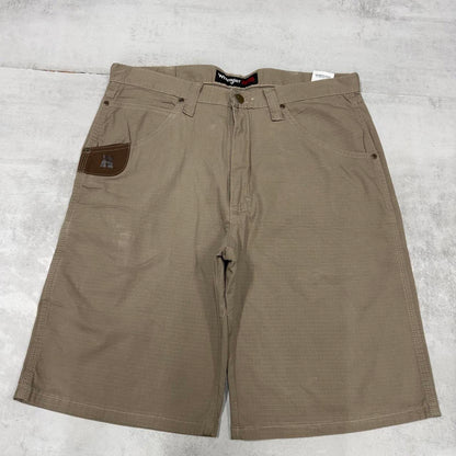 Mens baggy Wrangler carpenter Shorts W35
