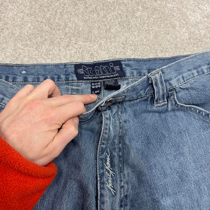 90s baggy Karl Kani jeans W40L32 wide leg blue denim y2k skate style hip hop pants