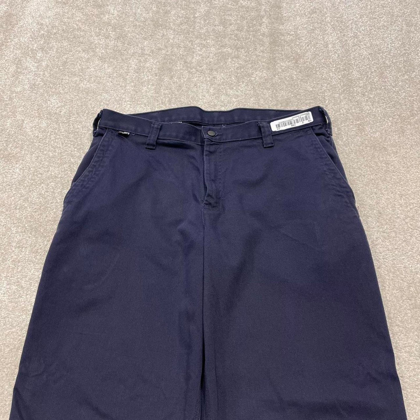 Y2K vintage Carhartt pants loose fit navy Skate style work pants CAT 2 fire resistant