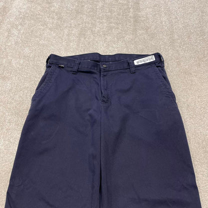 Y2K vintage Carhartt pants loose fit navy Skate style work pants CAT 2 fire resistant