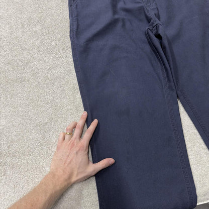 Carhartt carpenter pants y2k navy Loose dungaree fit skater style workwear trousers