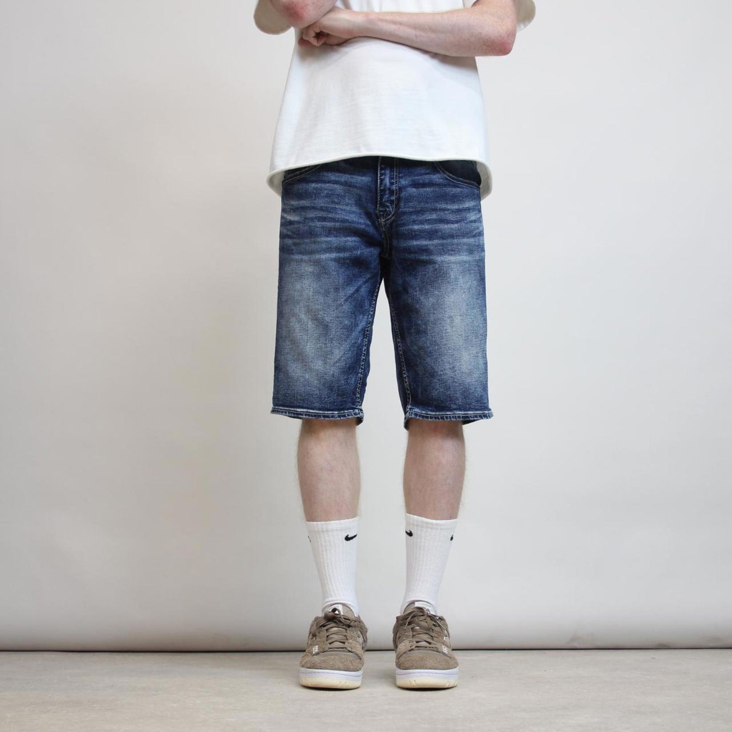 Mens BKE denim shorts W34