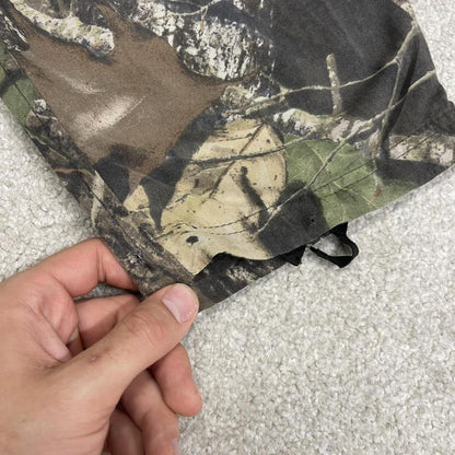 Baggy camo cargo pants brown RedHead Mossy Oak lightweight Rayon floaty camouflage cargos