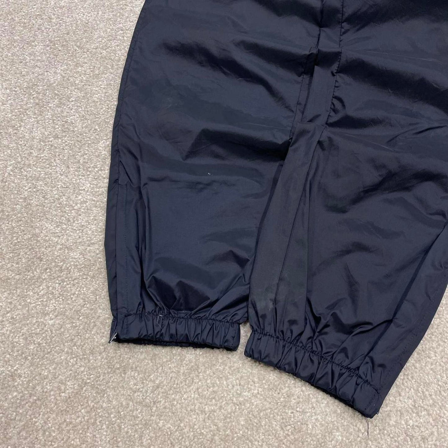 Vintage y2k Puma tracksuit bottoms navy Loose embroidered track pants ankle zips