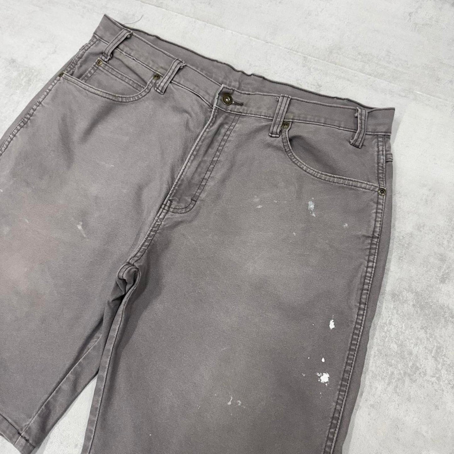 Grey Dickies carpenter jorts W36