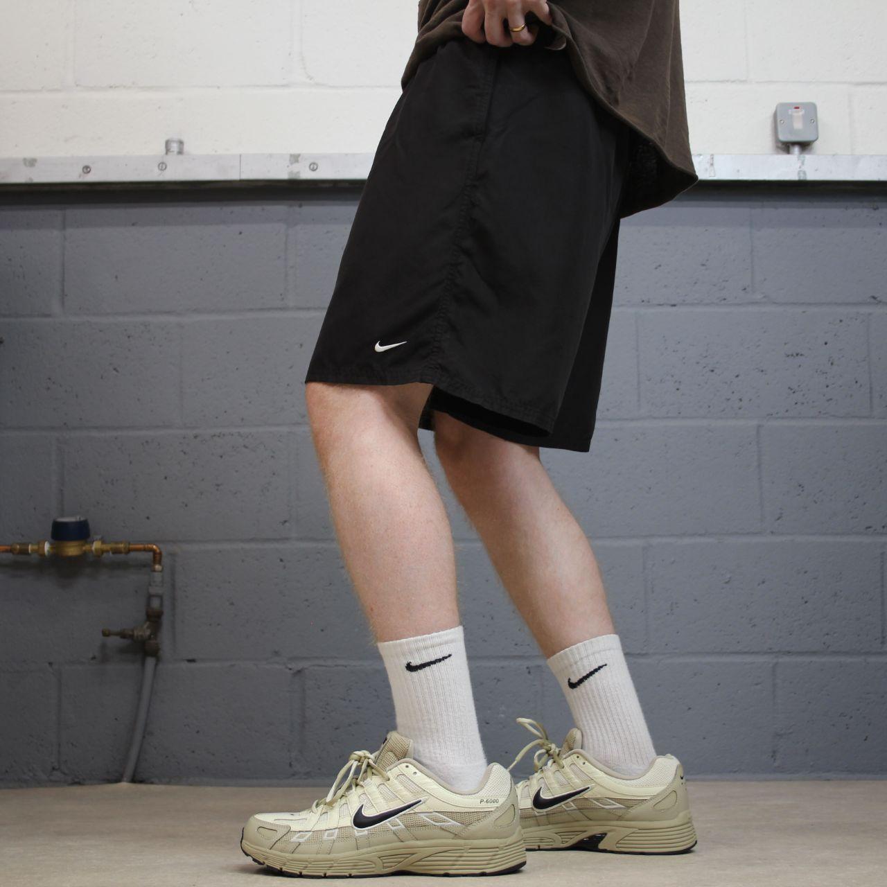 Nike swim shorts y2k beach shorts black Drawstring comfy loose floaty summer holiday