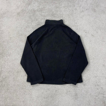 Y2K Black Columbia technical 1/4 zip fleece Large y2k style autumn