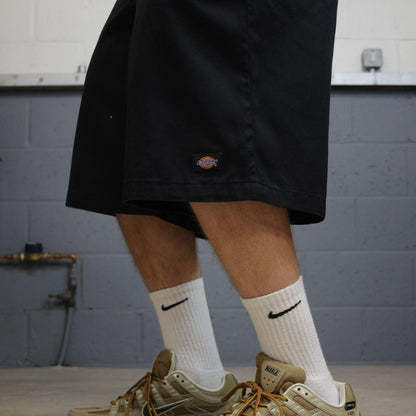 Dickies baggy chino shorts carpenter black Chino style skater shorts long wide leg festival