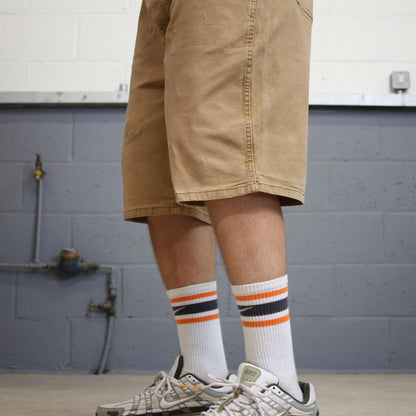 Tan Dickies carpenter jorts W42