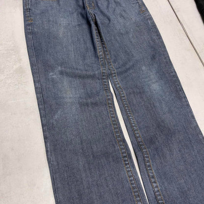 Blue baggy Ecko Unltd jeans W34 L31 loose embroidered y2k style jeans