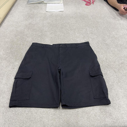 Y2K Dickies baggy cargo shorts black W40 Loose fit skater style chino