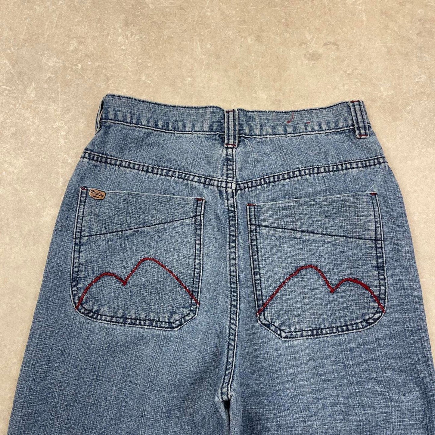 Blue Machine jeans size 18 W26L29 embroidered y2k style pants