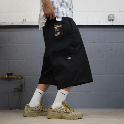 Dickies baggy chino shorts carpenter black Chino style skater shorts long wide leg festival