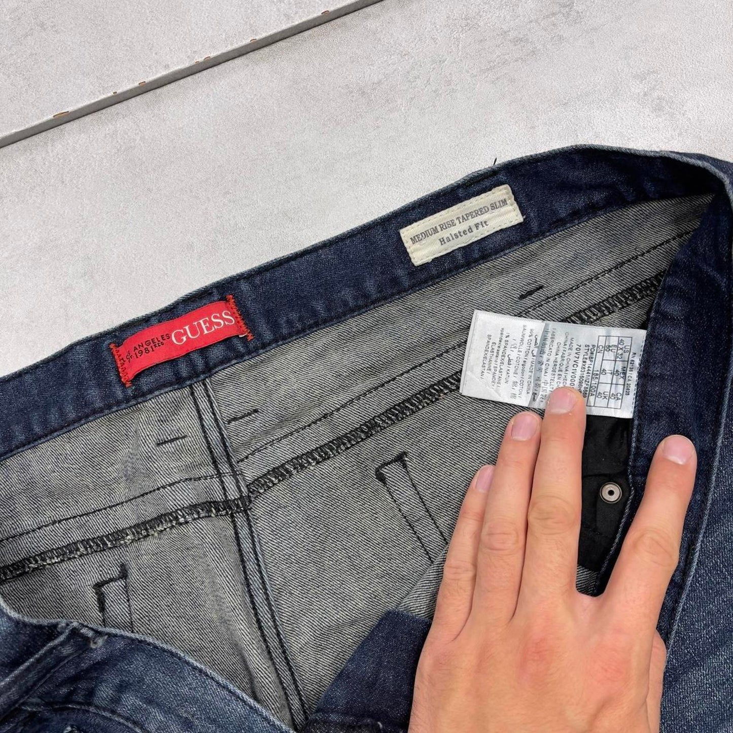 Blue Guess jorts W40