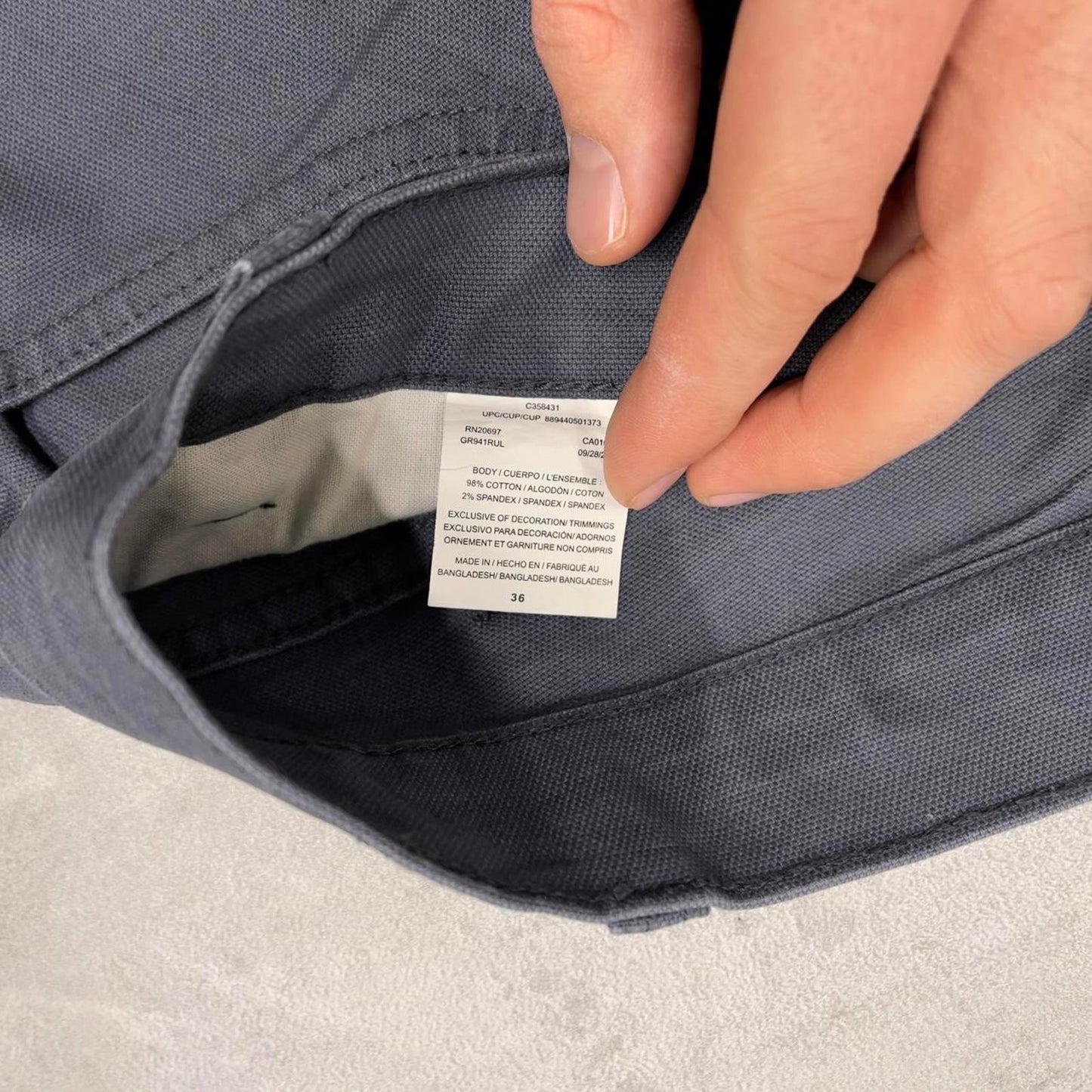 Mens Dickies carpenter jorts W36