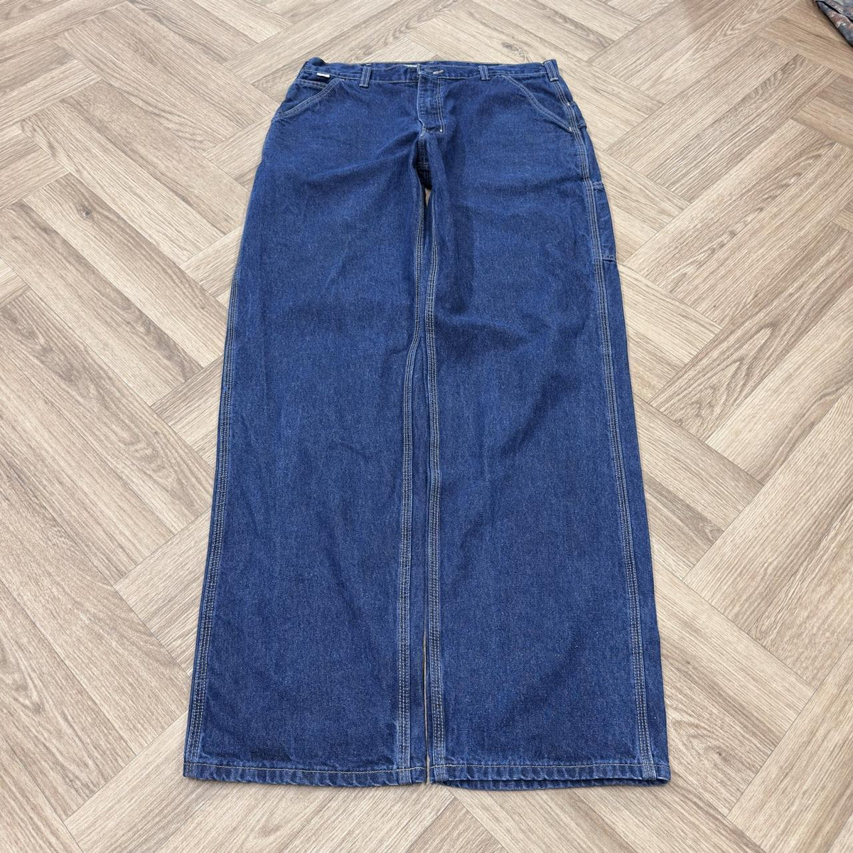 Baggy Carhartt FR carpenter jeans y2k Loose utility denim workwear skate cargo trousers
