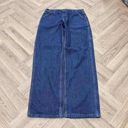 Baggy Carhartt FR carpenter jeans y2k Loose utility denim workwear skate cargo trousers