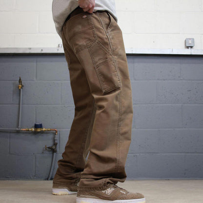 90s Dickies carpenter jeans workwear W36L34 00s skate style brown canvasy worker cargos
