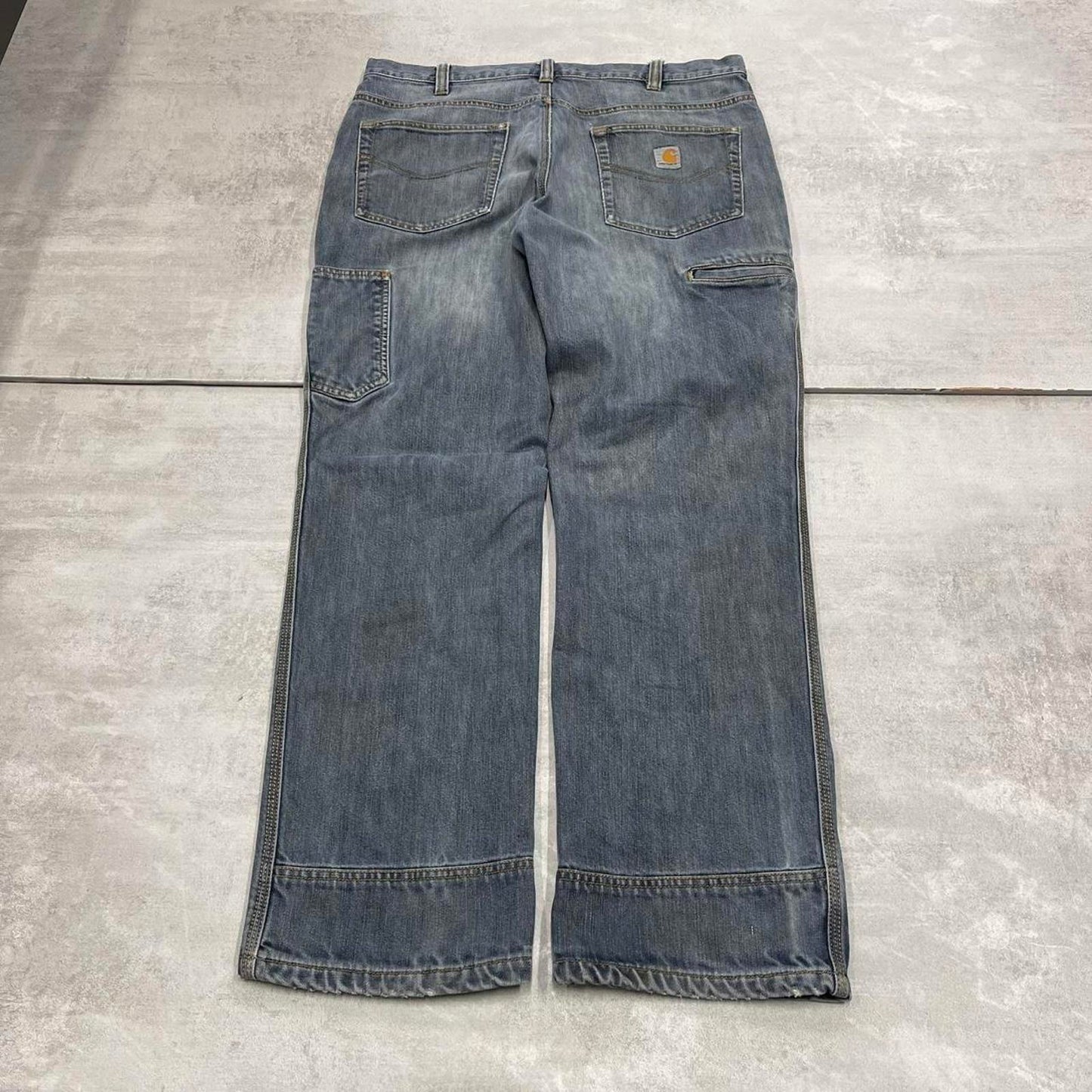 Blue Carhartt carpenter jeans W36 L32 Relaxed fit denim work skate jeans