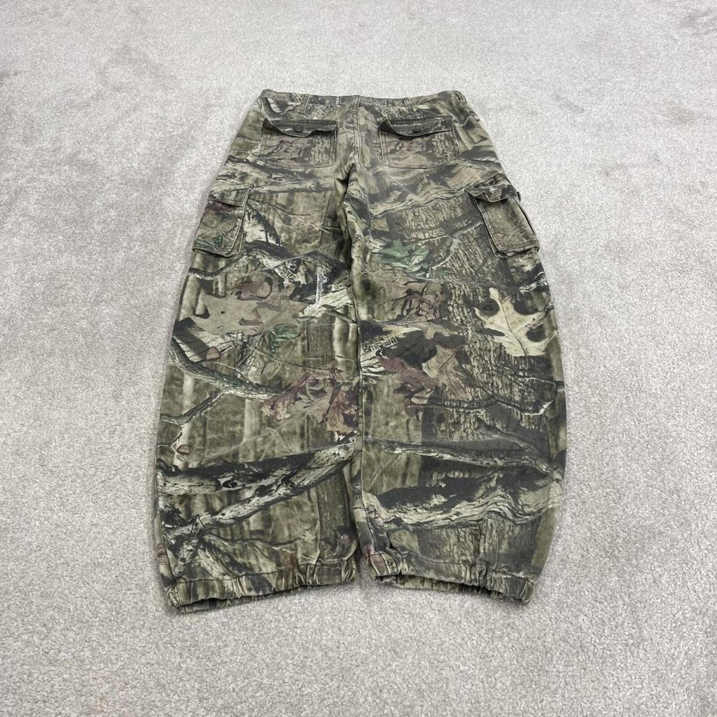 Mossy Oak baggy camo cargo pants green Break Up tree camouflage cargos