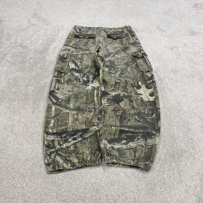 Mossy Oak baggy camo cargo pants green Break Up tree camouflage cargos