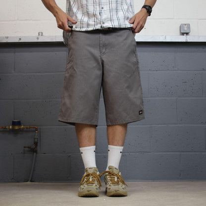 Dickies carpenter chino shorts Y2K grey Twill chino style skater shorts loose leg festival