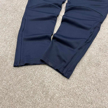 Vintage y2k Nike tracksuit bottoms navy Lightweight swoosh logo running track pants
