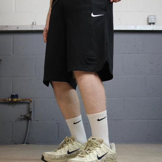 Nike sports shorts y2k loose black Dri-Fit comfy floaty summer gym shorts