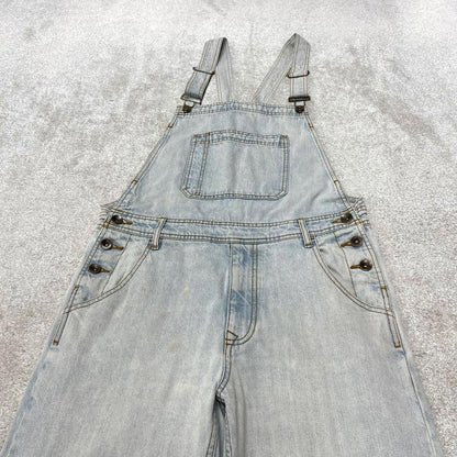 00s BDG denim dungarees overalls W31L32 blue mens denim y2k style bib & brace workwear