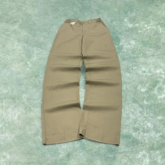 Vintage y2k work pants loose Khaki beige Chino style skate trousers EWC vintage workwear