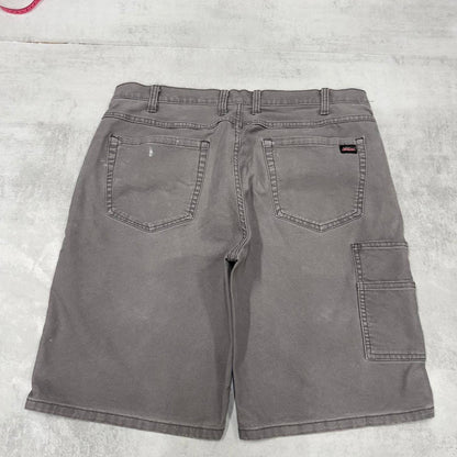 Grey Dickies carpenter jorts W36