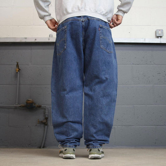 Levis 550 jeans W52L32 blue loose 90s relaxed style skater jeans red tab logo