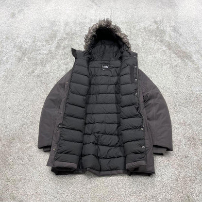 North Face HyVent puffer jacket S women's y2k 00s style tech parka windbreaker autumn