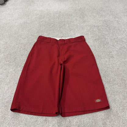 Dickies baggy chino shorts cargo red Loose fit skater style summer festival shorts