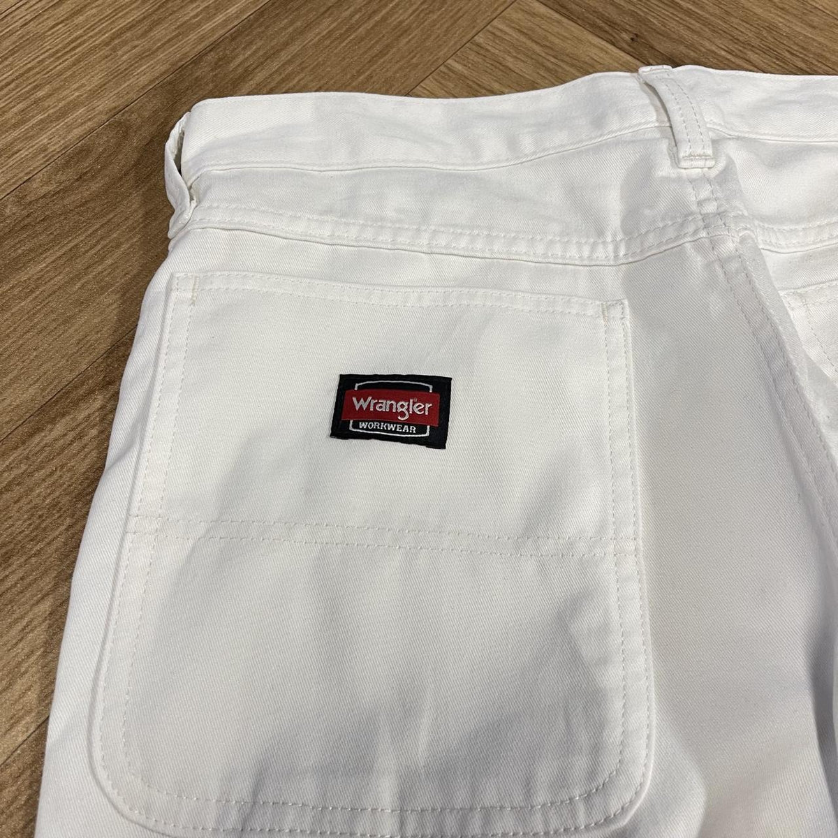 Wrangler carpenter jeans white y2k Loose straight utility workwear skate trousers