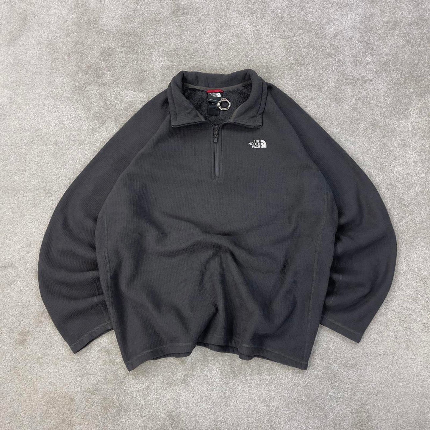 Y2K The North Face technical fleece XL grey men’s 1/4 zip