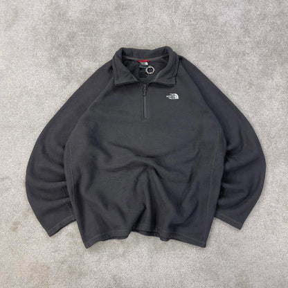 Y2K The North Face technical fleece XL grey men’s 1/4 zip