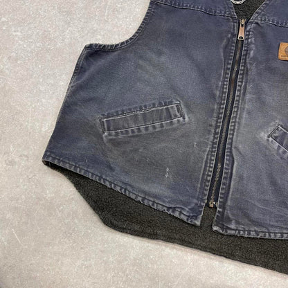 Navy vintage Carhartt gilet XL
