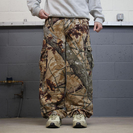 Outfitters Ridge camo cargo pants khaki Loose floaty realtree hunting camouflage trousers