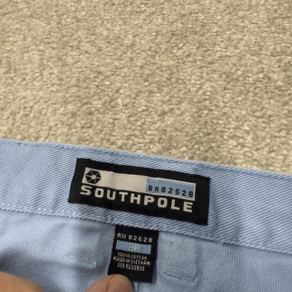 Southpole baggy jeans y2k W38L30 blue Wide leg 100% cotton thick denim skater style great oversized
