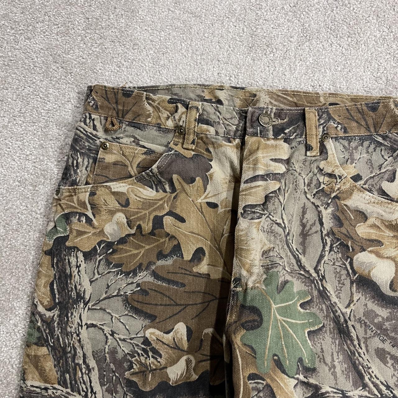 Wrangler Realtree camo jeans Y2K khaki Straight fit advantage forest camouflage pants