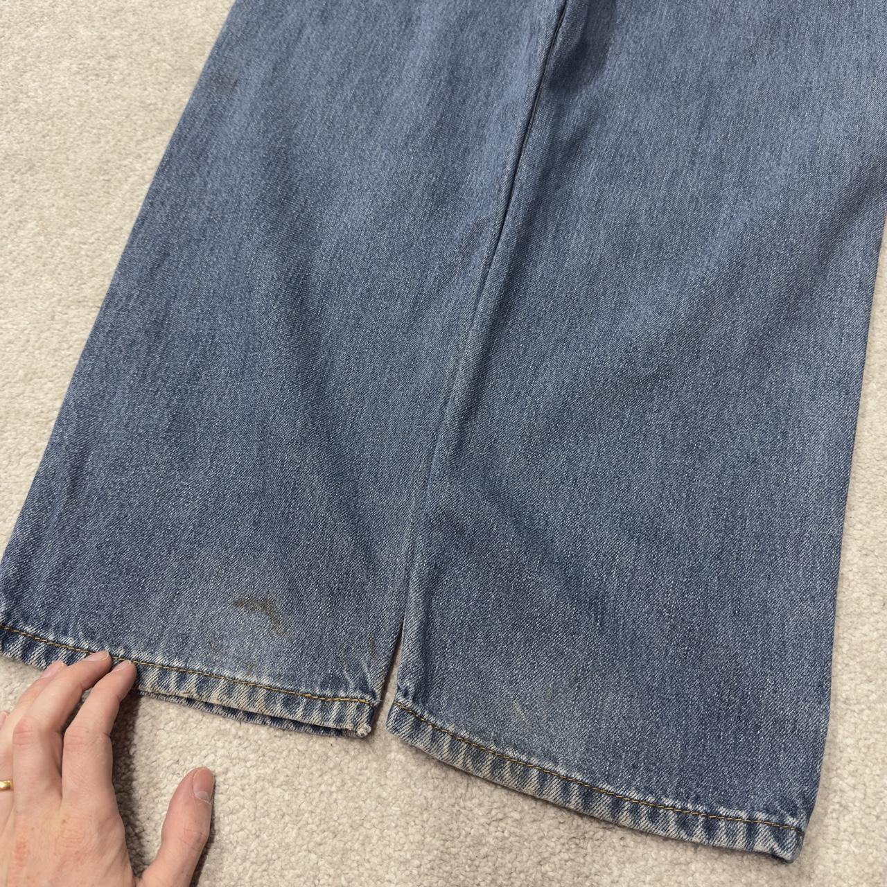 Levi’s 550 denim jeans y2k W36L30 blue loose straight leg red tab logo pants