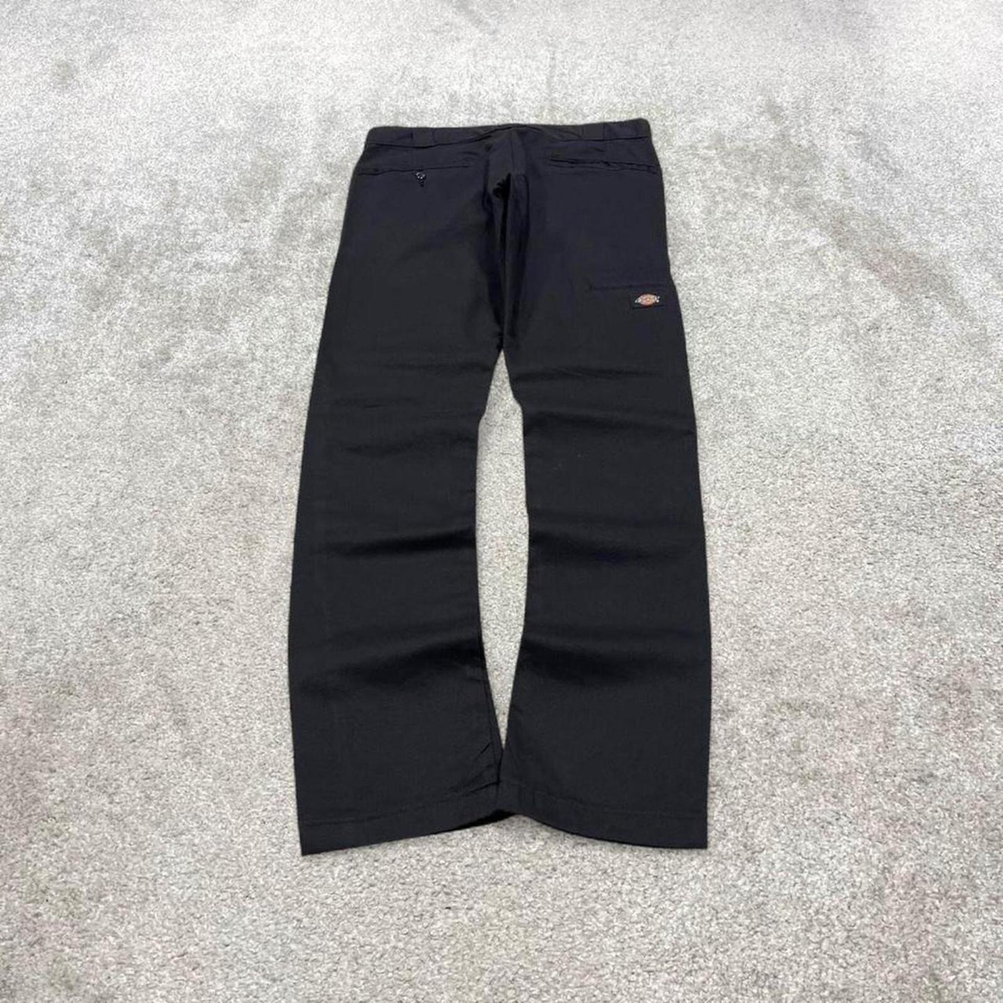Dickies double knee work pants black Skinny straight chino style workwear skater trousers