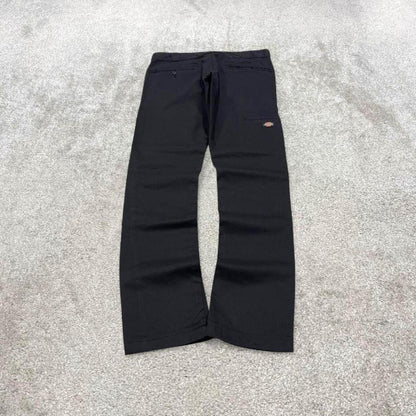 Dickies double knee work pants black Skinny straight chino style workwear skater trousers