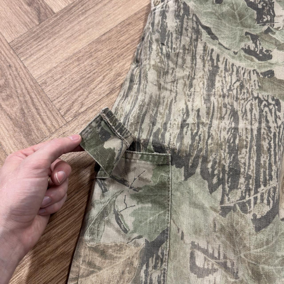 Vintage Liberty baggy camo cargo pants Loose floaty Realtree camouflage utility combat trousers