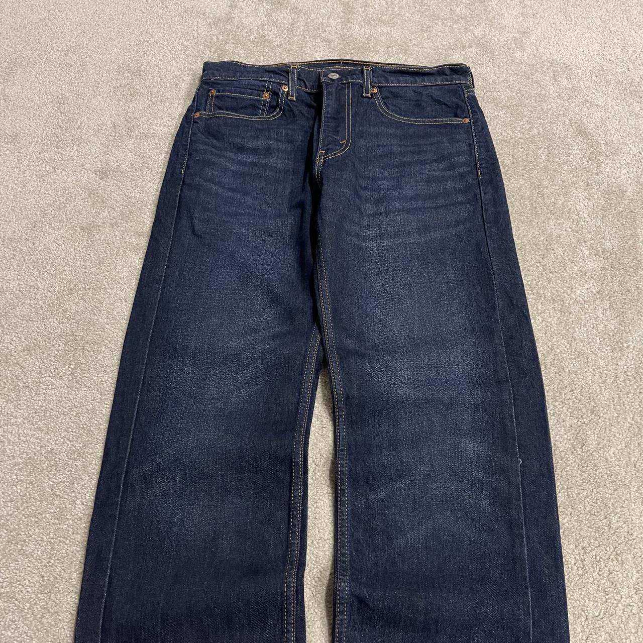 Levi's 505 straight fit jeans y2k blue Regular straight leg denim pants red tab logo
